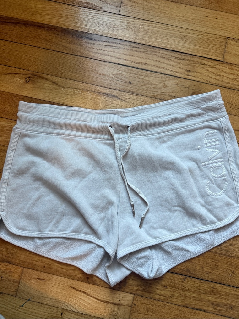 Calvin Klein White Women's Terry Lounge Shorts